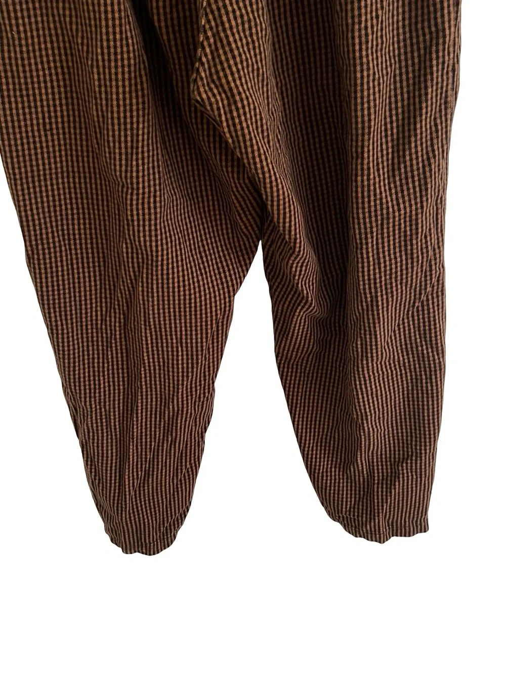 Big Bud Press Brown Plaid Check Trousers Pants Large